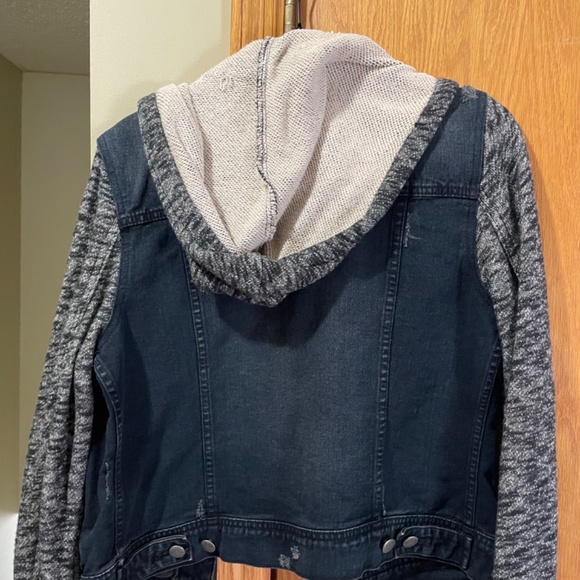 Free People Denim/Knit Jacket - size Medium - Picture 3 of 3